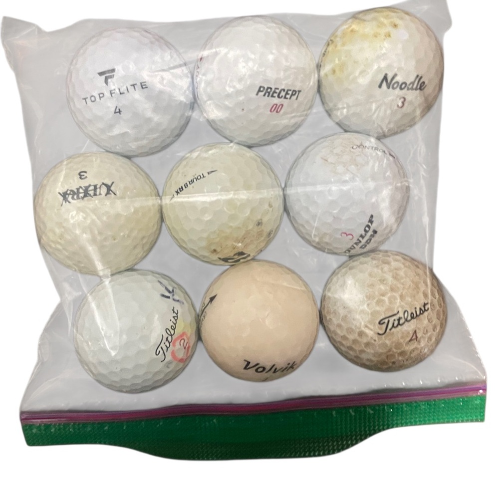 Mixed Brand Golf Balls Set